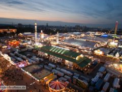 Oktoberfest München aus hoher Warte